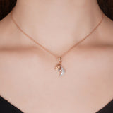 Avant-garde Veil Diamond Pendant