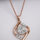 Aurora Arch Diamond Pendant