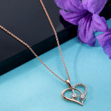 Whimsical Heartstrings of Bliss Diamond Pendant