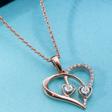 Whimsical Heartstrings of Bliss Diamond Pendant