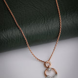 Twinkling Orbit Diamond Pendant