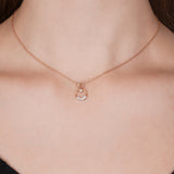 Twinkling Orbit Diamond Pendant