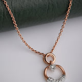 Twinkling Orbit Diamond Pendant
