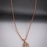 Scintillating Quartet Diamond Pendant