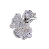 Amythyst Cubic Cosmos Silver Earrings
