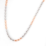 Ember T-Duo Two Tone Men's Silver Chain - Diavo Jewels