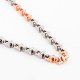 Ember T-Duo Two Tone Men's Silver Chain - Diavo Jewels