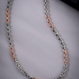 Ember T-Duo Two Tone Men's Silver Chain - Diavo Jewels