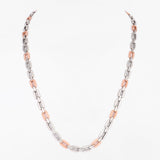 Nova Knight Two Tone Men's Silver Chain - Diavo Jewels