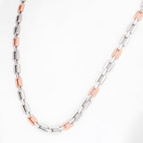 Nova Knight Two Tone Men's Silver Chain - Diavo Jewels