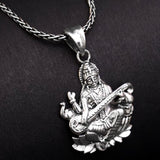 Divine Saraswati Sterling Silver Pendant