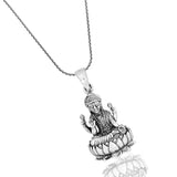 Goddess of Fortune Silver Pendant