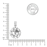 Divine Om Silver Pendant