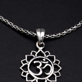 Divine Om Silver Pendant
