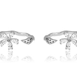 Turning a New Leaf Floret Silver Toe Rings