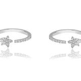 Zeal & Zest Floret Silver Toe Rings