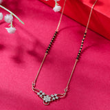 Divine Celestial Diamond Pendant with Mangalsutra