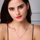 Divine Celestial Diamond Pendant with Mangalsutra