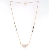 Divine Celestial Diamond Pendant with Mangalsutra