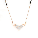 Divine Celestial Diamond Pendant with Mangalsutra