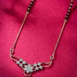 Divine Celestial Diamond Pendant with Mangalsutra