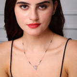 Divine Butterfly Mangalsutra Pendant
