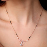 Divine Butterfly Mangalsutra Pendant