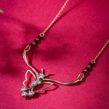 Divine Butterfly Mangalsutra Pendant