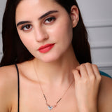 Enchanting Vows Diamond Mangalsutra Pendant
