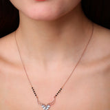 Enchanting Vows Diamond Mangalsutra Pendant
