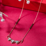 Sacred Circles Diamond Pendant with Mangalsutra