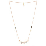 Sacred Circles Diamond Pendant with Mangalsutra