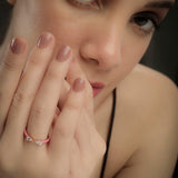 The Avani Oval-shaped Silver Ring - Diavo Jewels