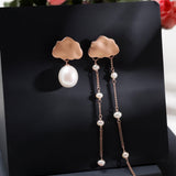 Cloudy Tassel 925 Silver Earrings - Diavo Jewels