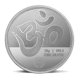 GANESH LAKSHMI JI 999.9 20 GM SILVER COIN - Diavo Jewels