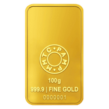 LOTUS 24K (999.9) 100 GM GOLD BAR - Diavo Jewels