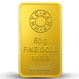 LOTUS 24K (999.9) 50 GM GOLD BAR - Diavo Jewels