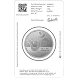 GANESH LAKSHMI JI 999.9 PURITY 10 GM SILVER COIN - Diavo Jewels