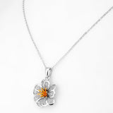 Gilded Filigree Floret Silver Necklace - Diavo Jewels