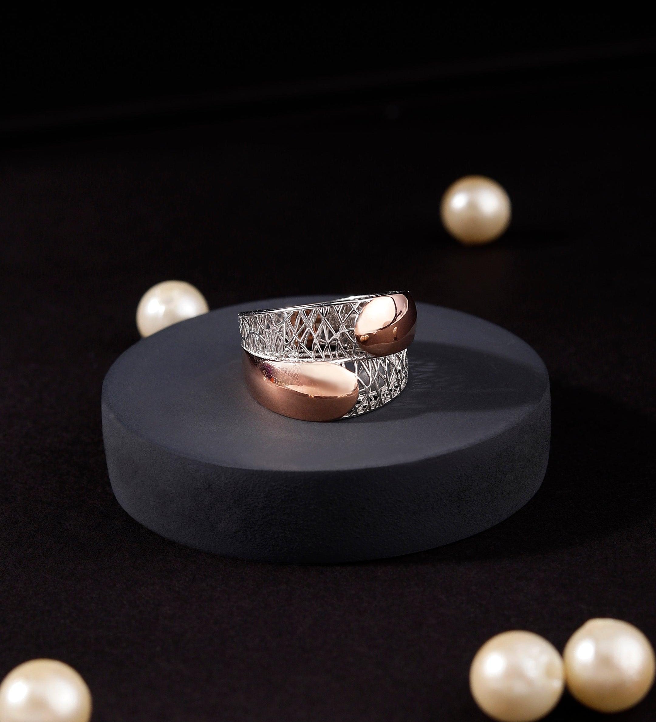 Lace of Grace Silver Ring - Diavo Jewels
