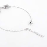 Whimsical Flutterby Charms Silver Bracelet - Diavo Jewels