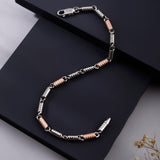 Atlas Spring Bead Men's Silver Bracelet