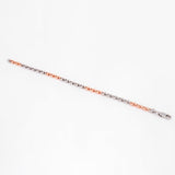 Ember T-Duo Two Tone Men's Silver Bracelet - Diavo Jewels