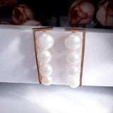 Modern Long Cascade 925 Silver Earrings - Diavo Jewels