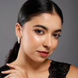 Modern Long Cascade 925 Silver Earrings - Diavo Jewels
