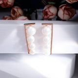 Modern Long Cascade 925 Silver Earrings - Diavo Jewels