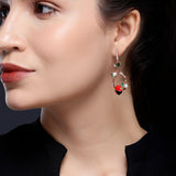 Pearl Bug Silver Delight Earrings - Diavo Jewels