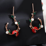 Pearl Bug Silver Delight Earrings - Diavo Jewels