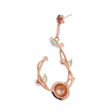 Pearl Bug Silver Delight Earrings - Diavo Jewels