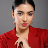 Pearl Bug Silver Delight Earrings - Diavo Jewels